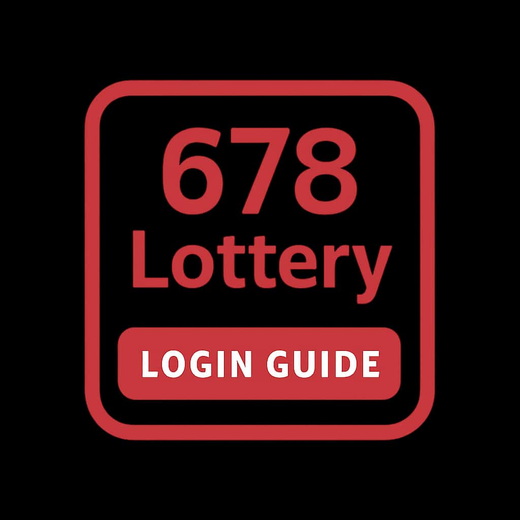 An icon representing the 678 Lottery Login Guide.
