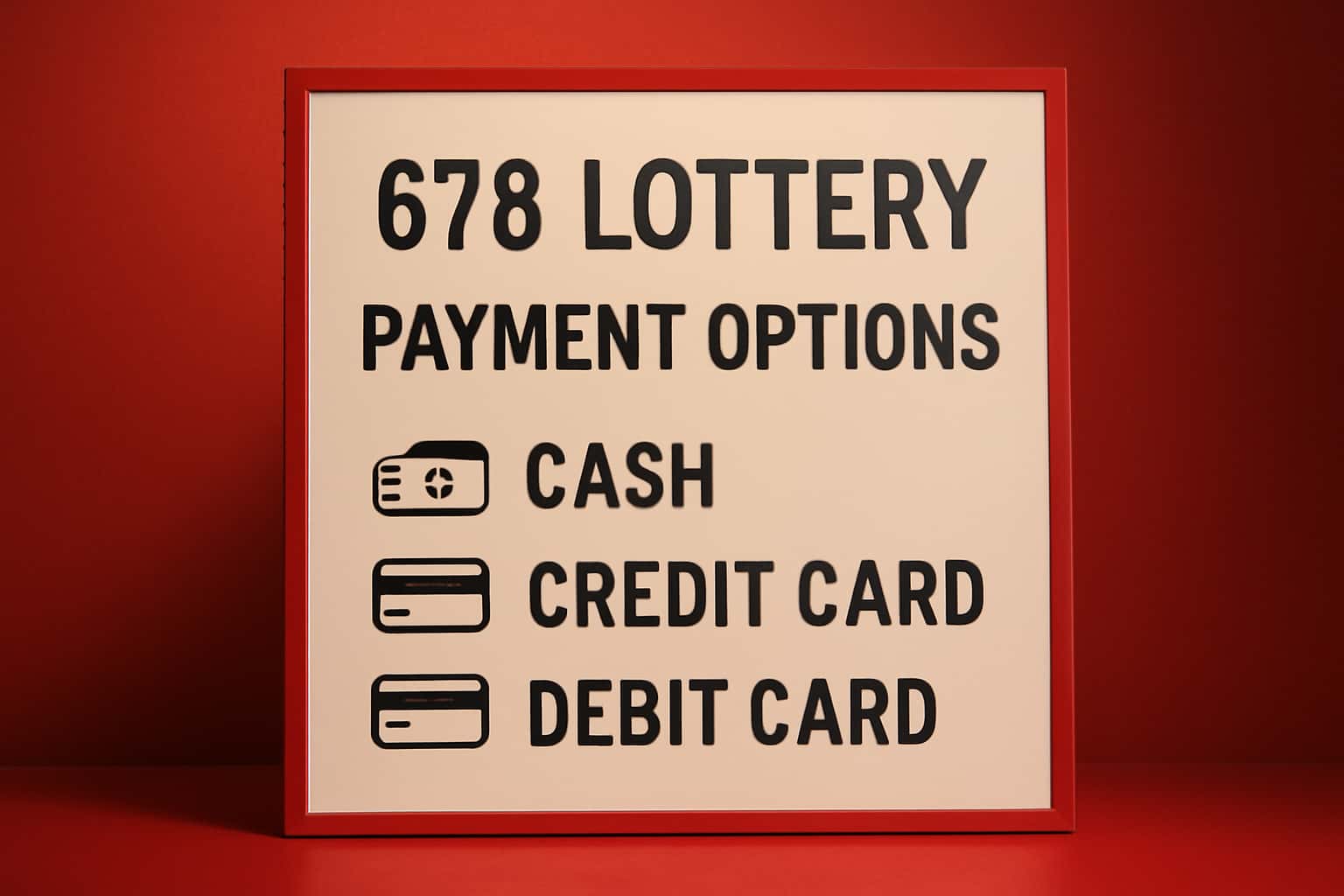 Informational graphic about 678 Lottery Payment Options