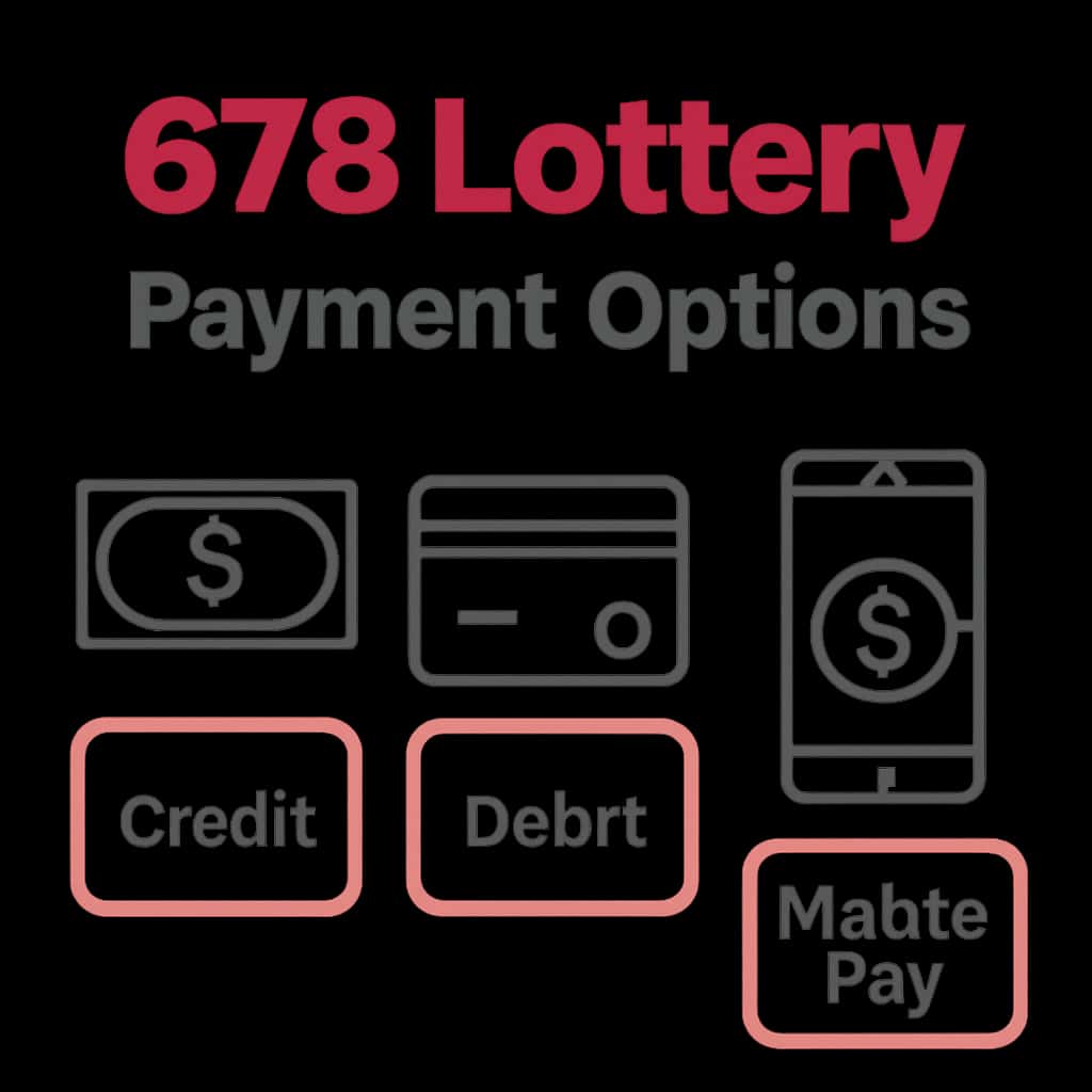 Diagram explaining 678 Lottery Payment Options