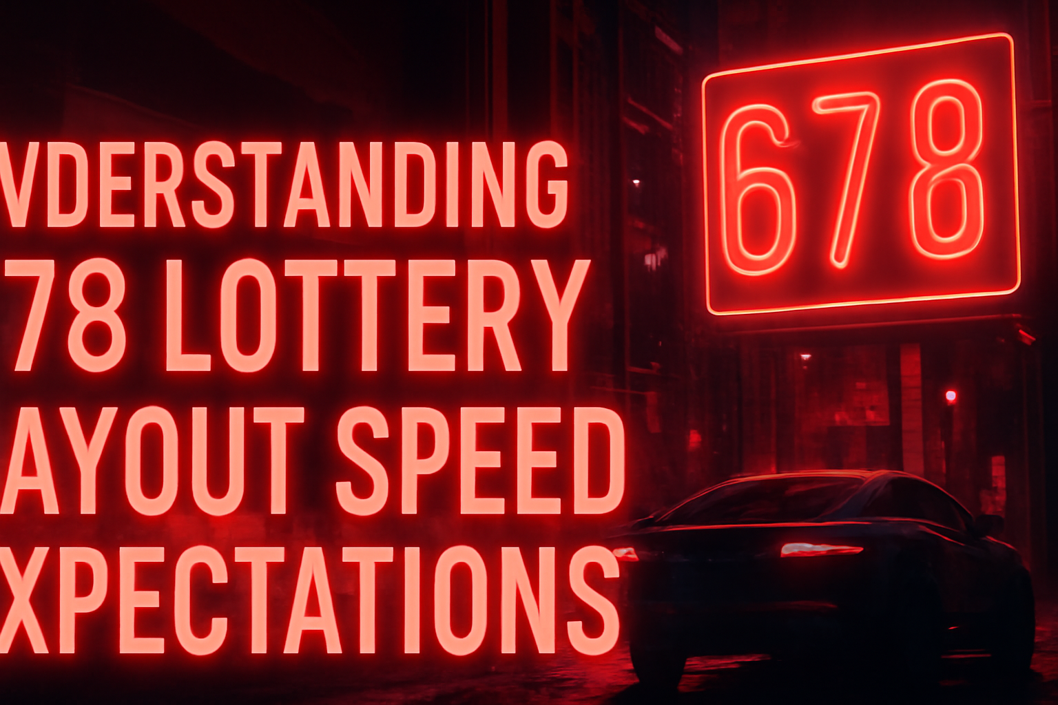 A futuristic scene illustrating the importance of 678 Lottery Support with the text '678 Lottery'.
