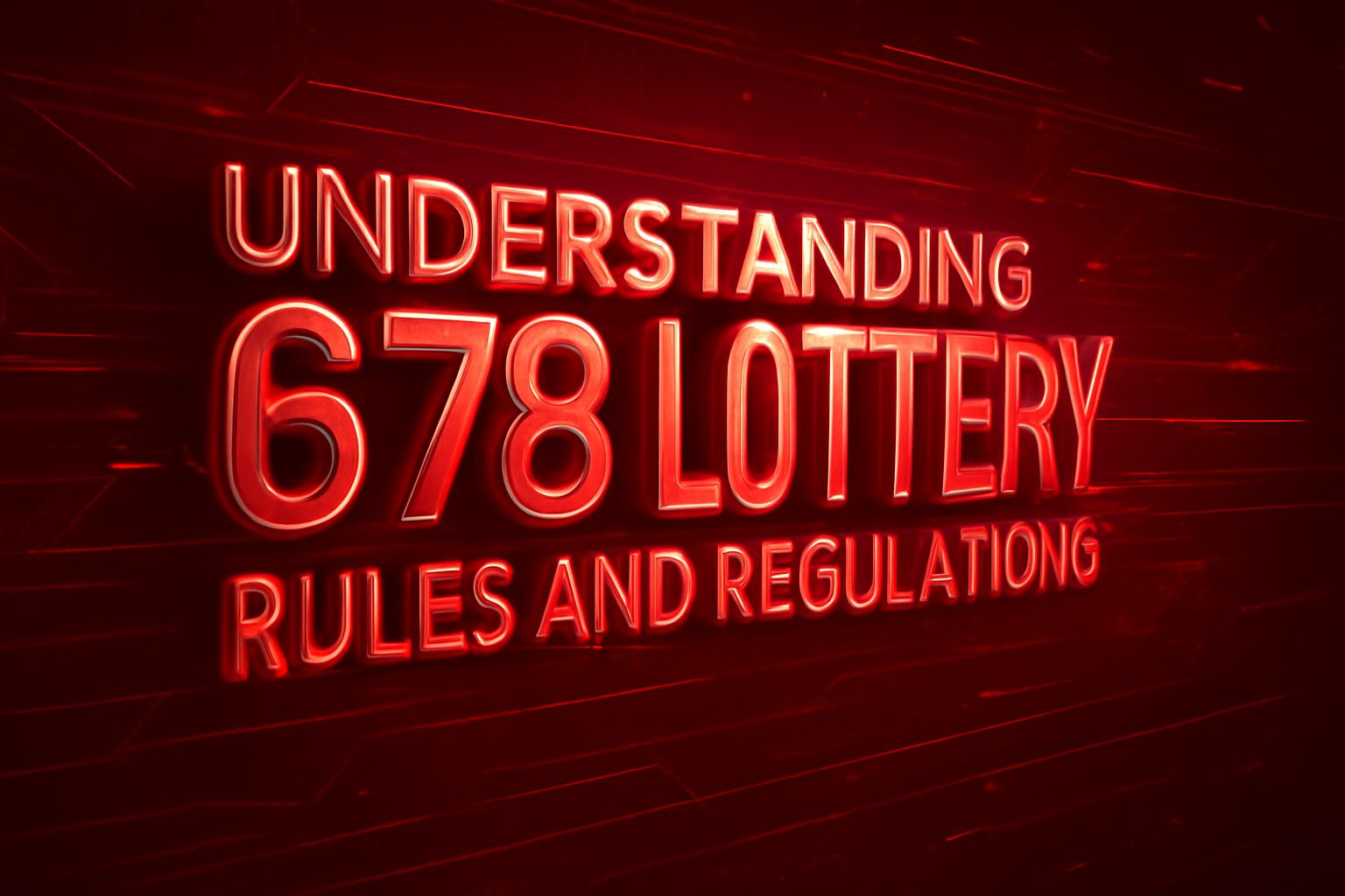 A high-tech themed image illustrating tips for users of the 678 Lottery platform.