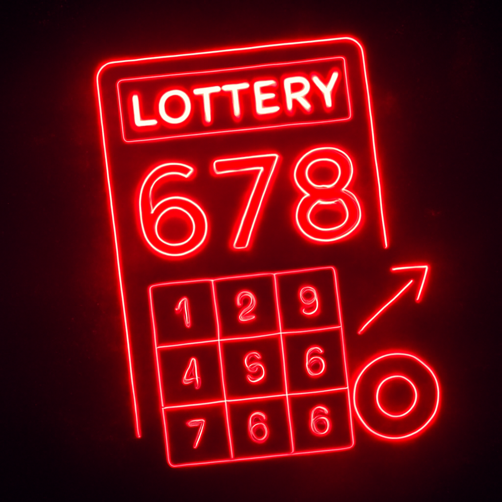 An icon representing the 678 Lottery user guide.