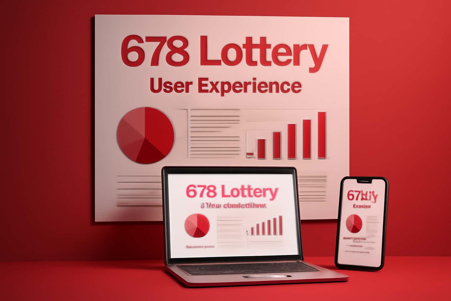 A futuristic representation of the 678 Lottery User Experience showcasing modern interface elements.