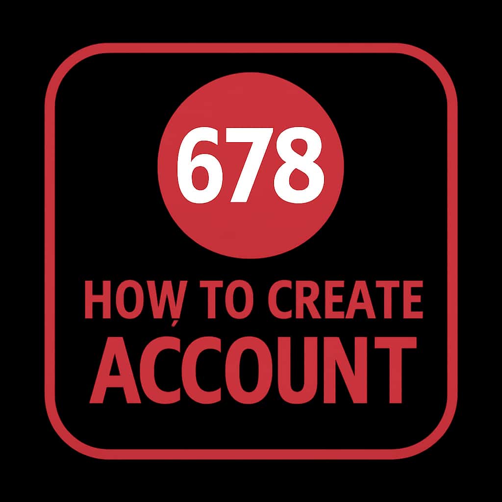Icon representing the 678 Lottery account creation process.