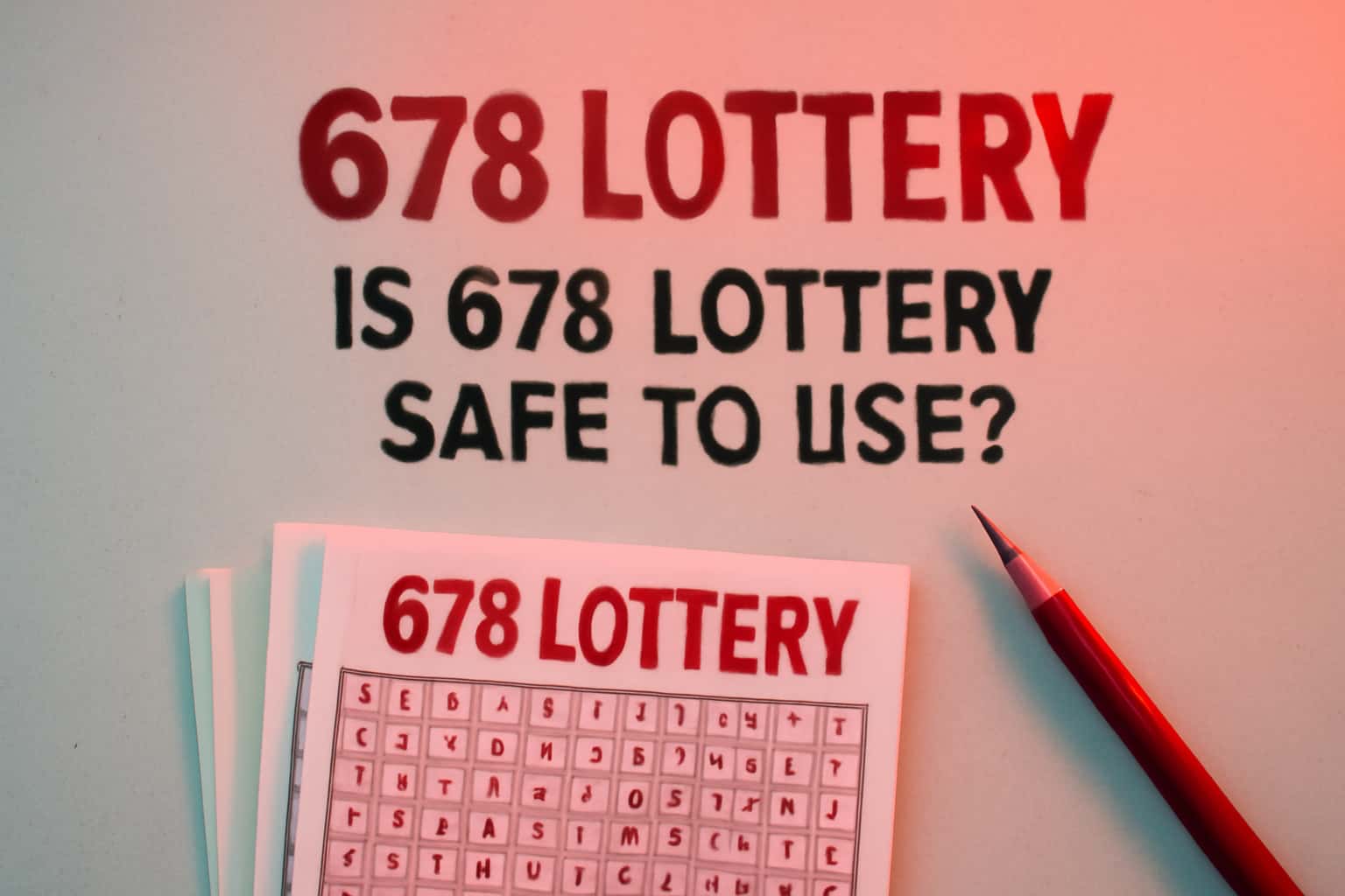 Informational graphic illustrating the safety measures of the 678 Lottery.