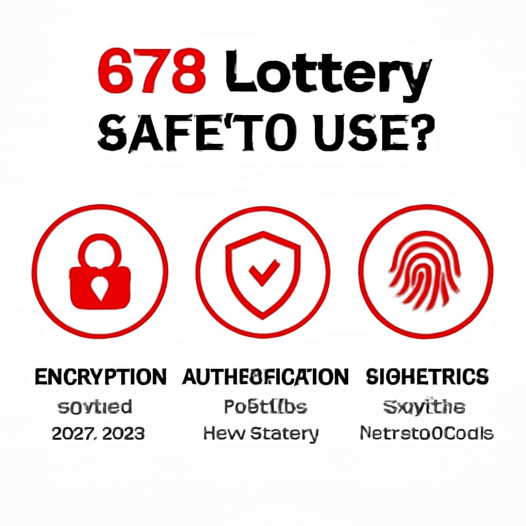 Diagram highlighting the security features of the 678 Lottery.