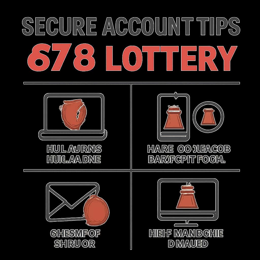 Diagram illustrating account security measures for the 678 Lottery.