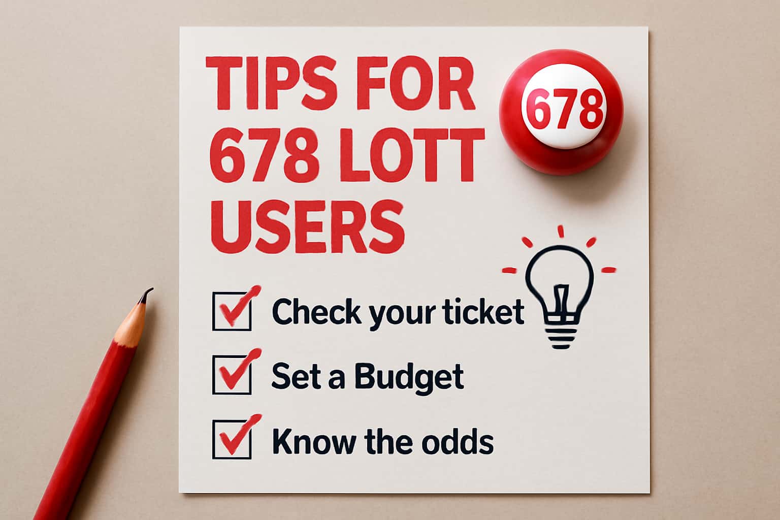 A high-tech themed image illustrating tips for users of the 678 Lottery platform.