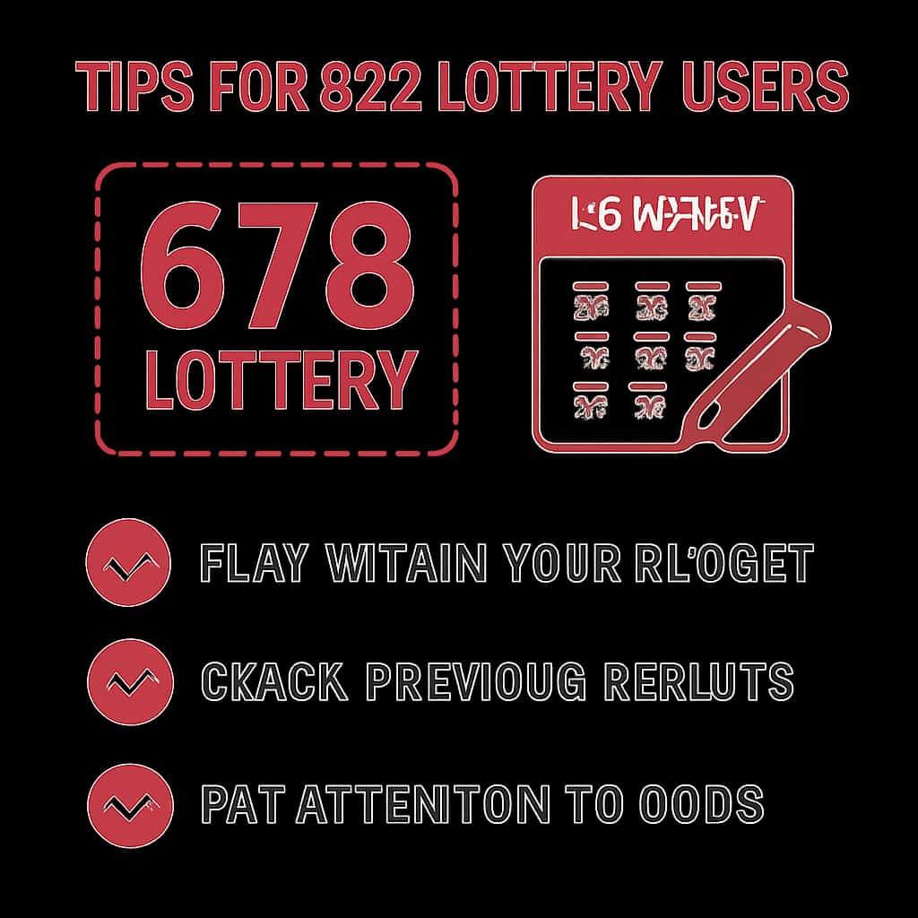An educational diagram related to tips for 678 Lottery users.